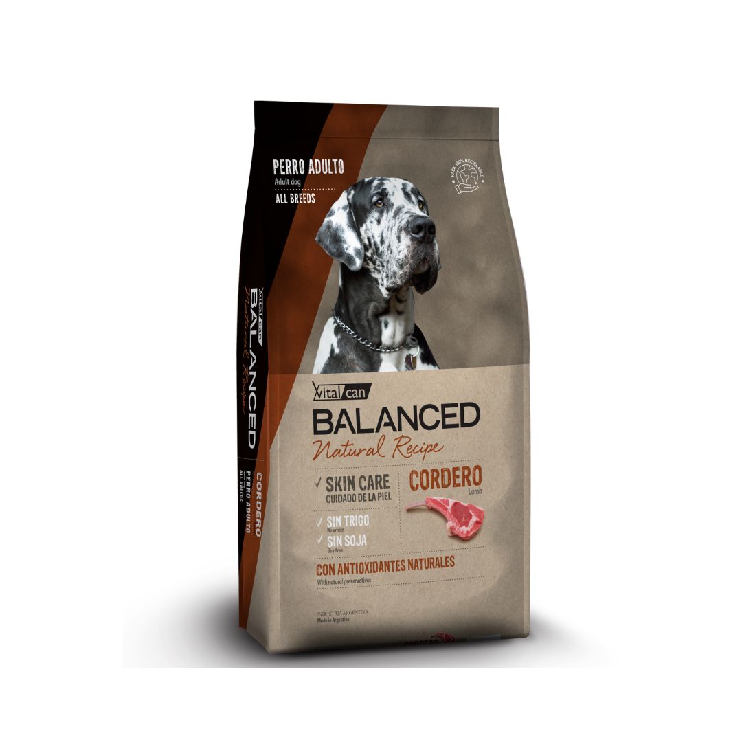 BALANCED natural recipe cordero 15kg