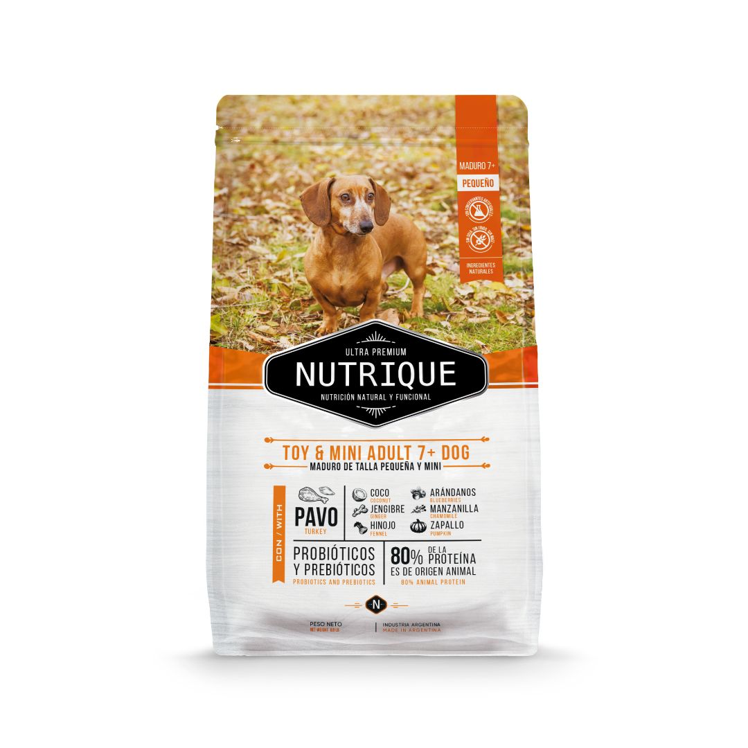 NUTRIQUE TOY & MINI ADULTO 7+ DOG 3KG