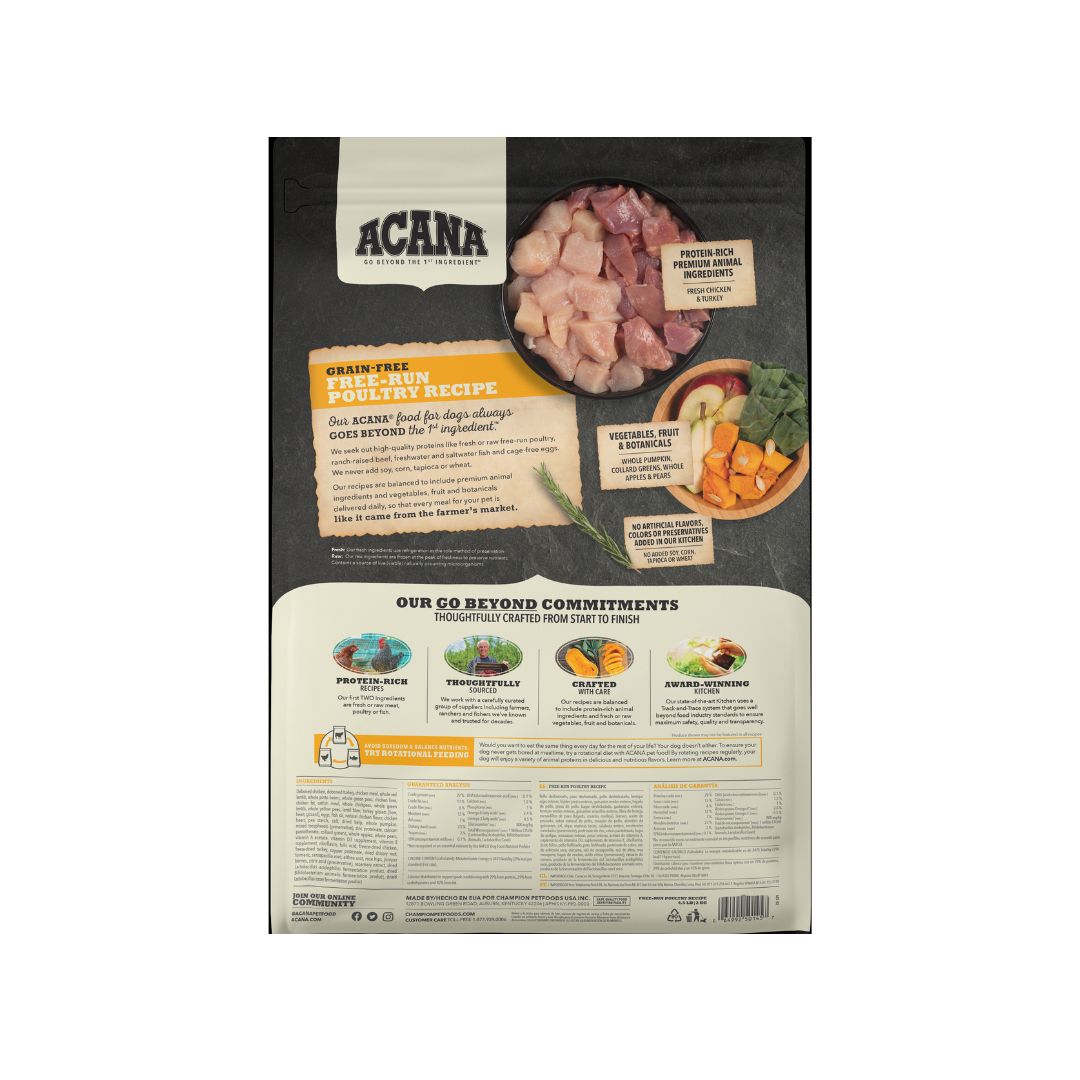 ACANA FREE RUN POULTRY RECIPE 11.3kg